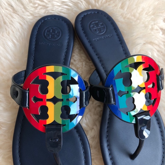 pride tory burch flip flops
